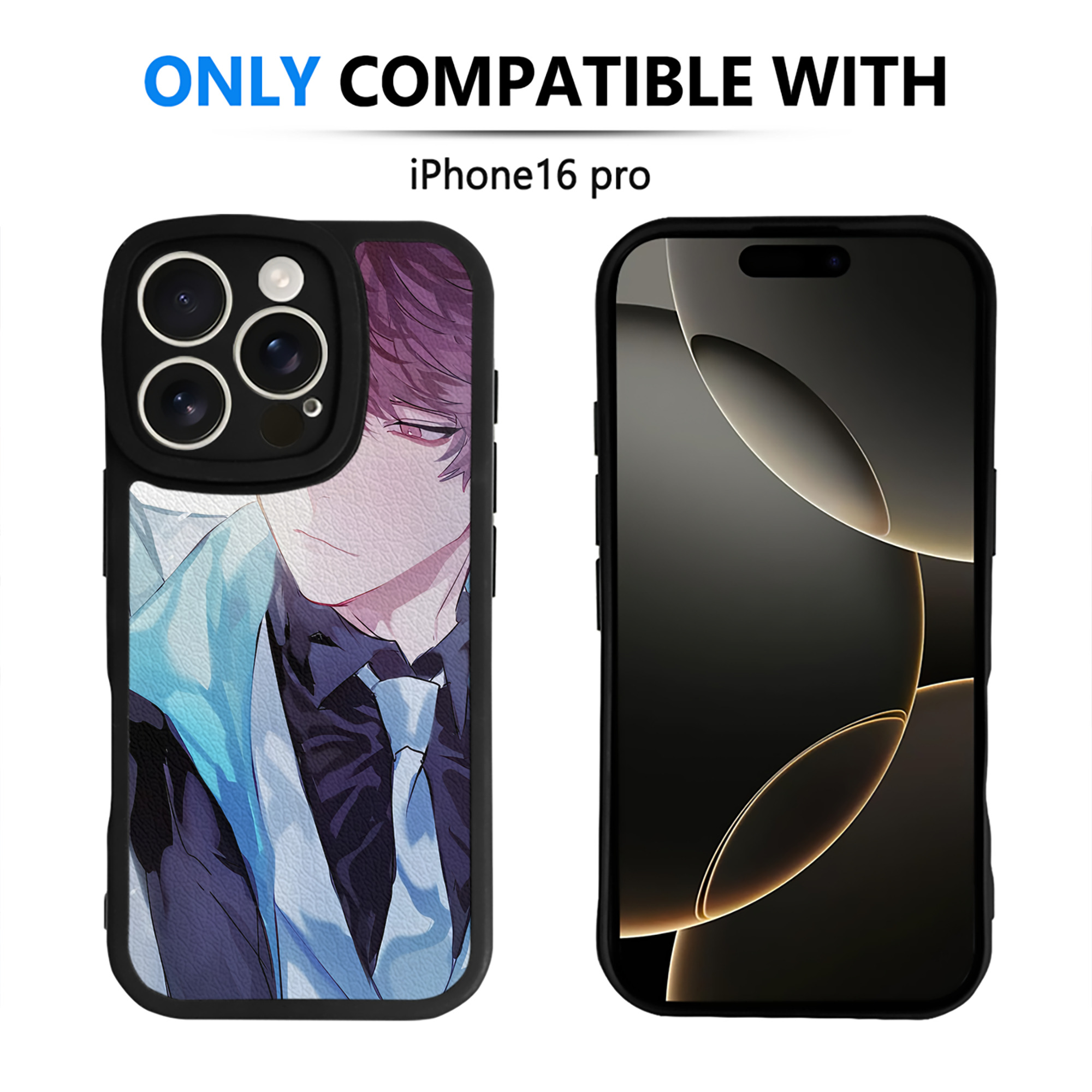 （画像用） ハイキュー!! Haikyu!! 【iPhone 16シリーズ対応】シリコンスマホケース（レザー調） 材質：シリコン